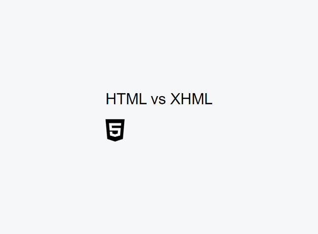 HTML vs XHTML