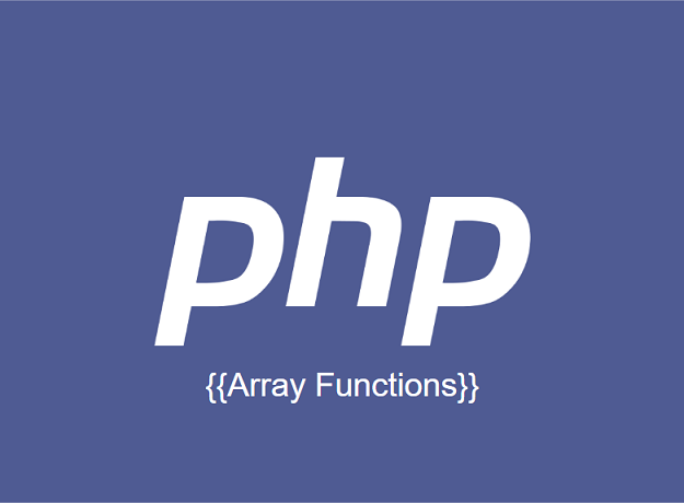 Array functions in php