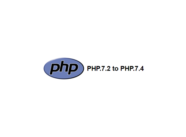 How to update php7.2 to php7.4